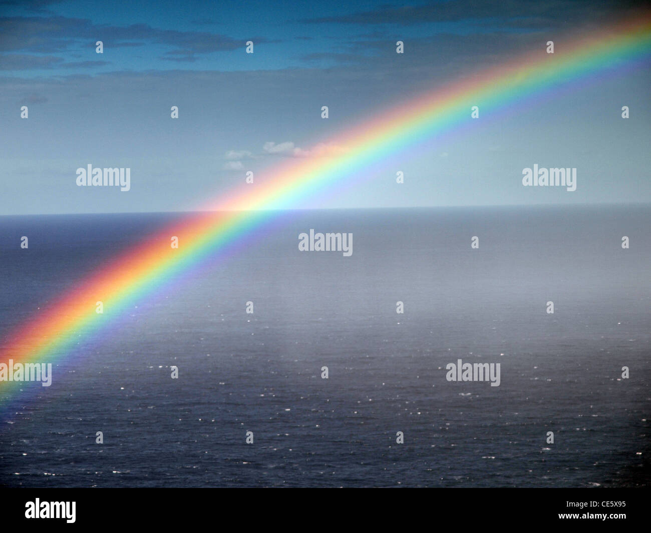 A rainbow over the sea , La Palma, Canary Islands Stock Photo - Alamy