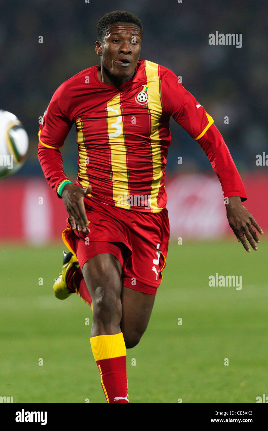 Asamoah Gyan Asamoah Gyan of Ghana in action during a 2010 FIFA World Cup round of