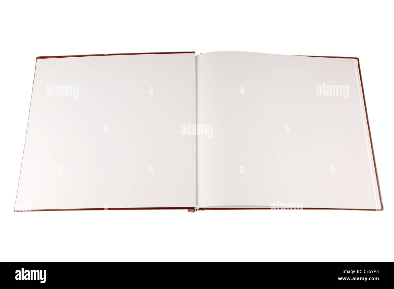 Open Book Blank White Pages High Resolution Stock Photography and ...
