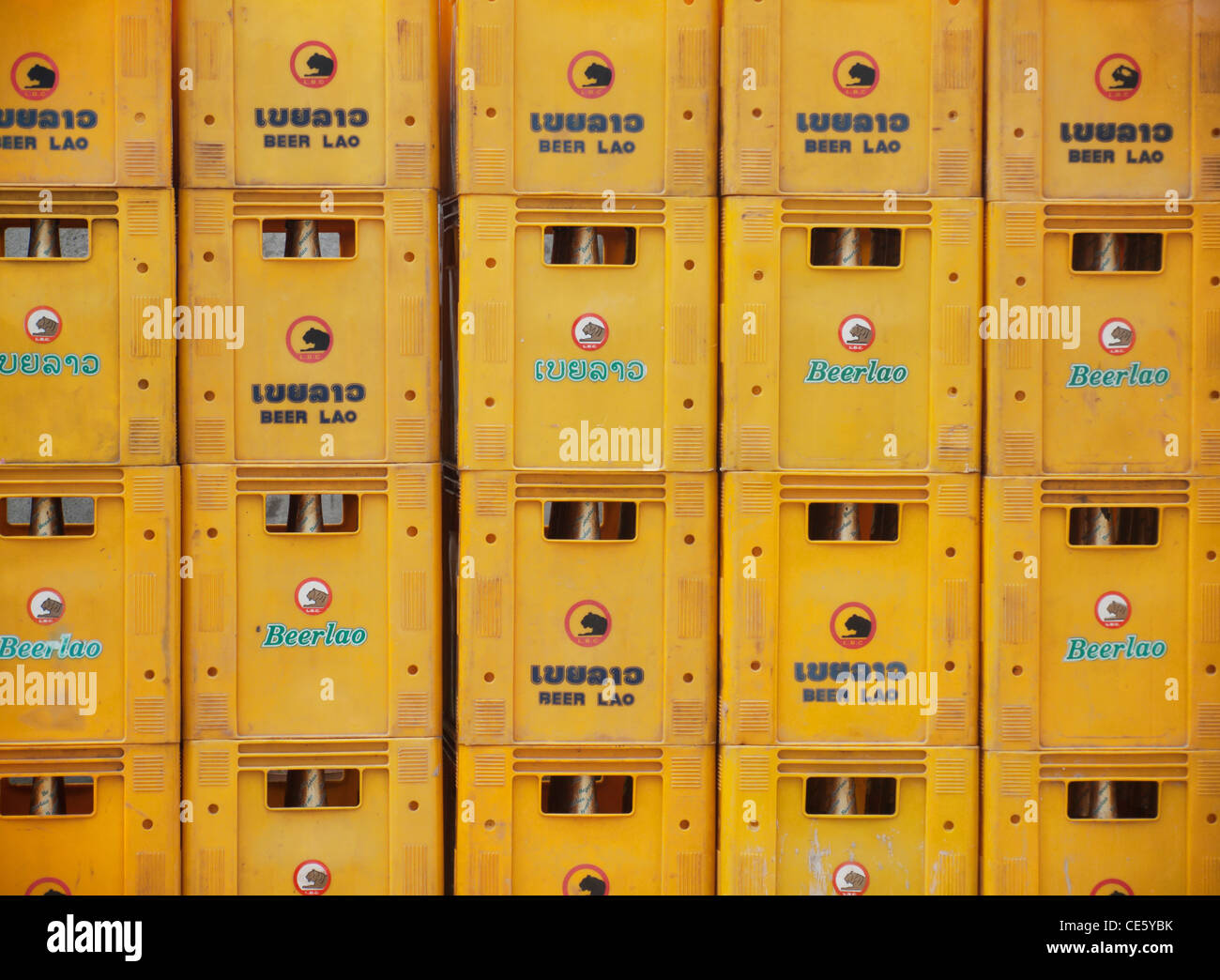 Download Yellow Plastic Containers Stock Photo Alamy Yellowimages Mockups
