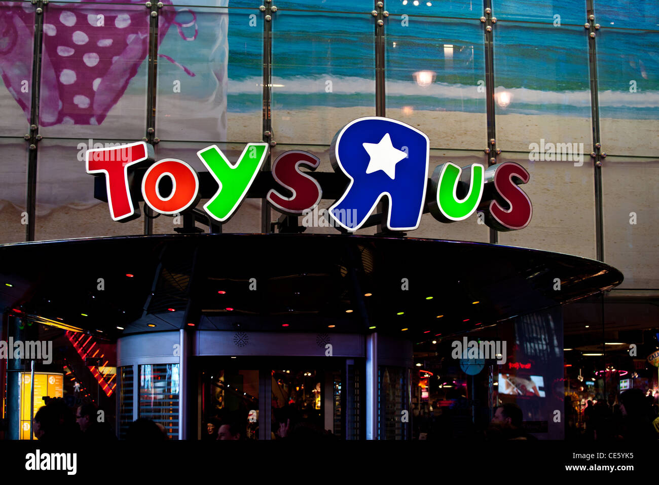 Toys R Us flagship toy store in Times Square in New York City, USA