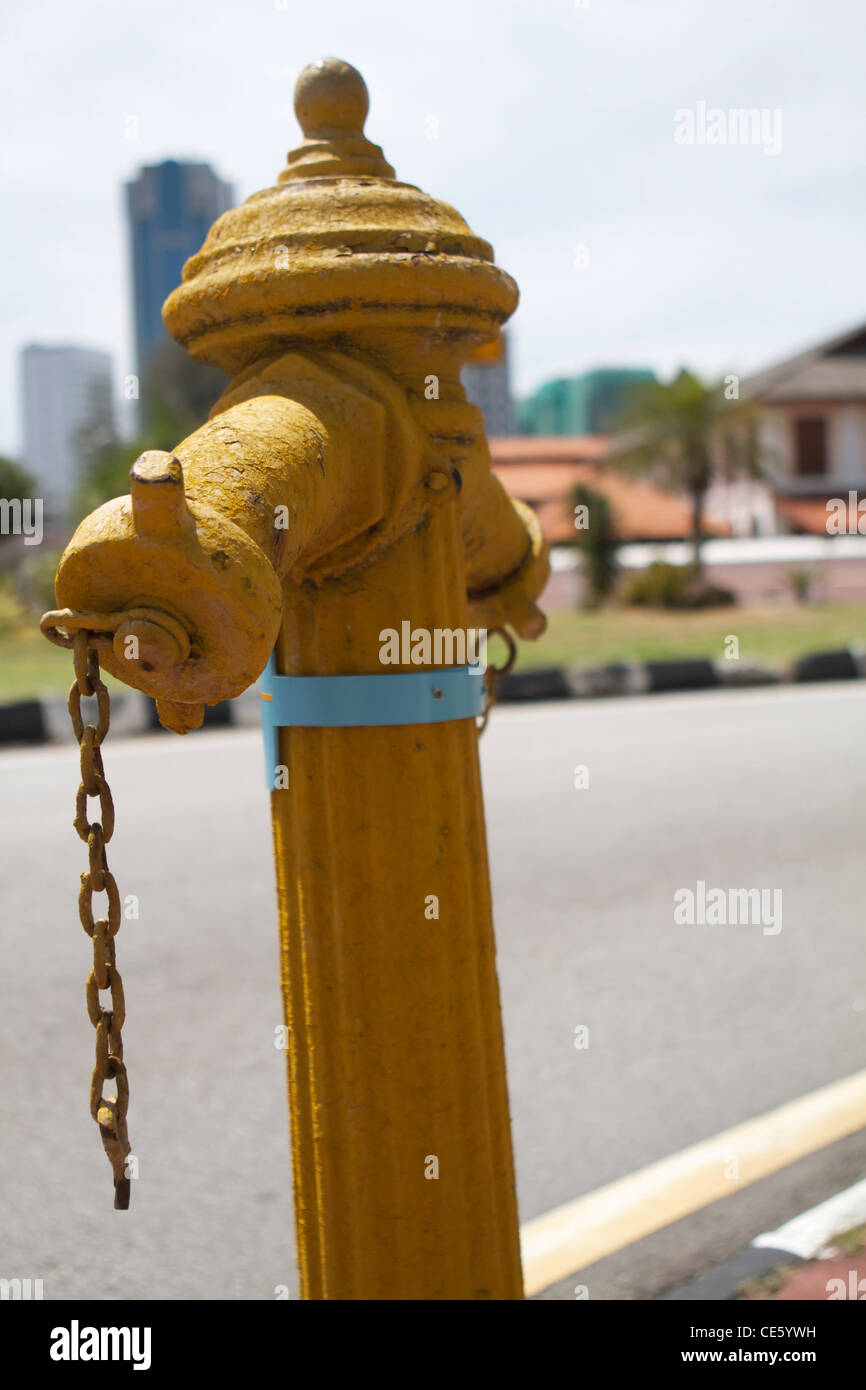 Penang Fire hydrant Stock Photo