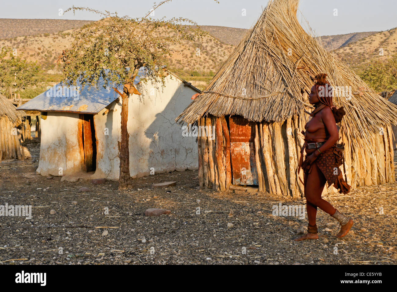 Himba Woman Hut High Resolution Stock Photography and Images - Alamy