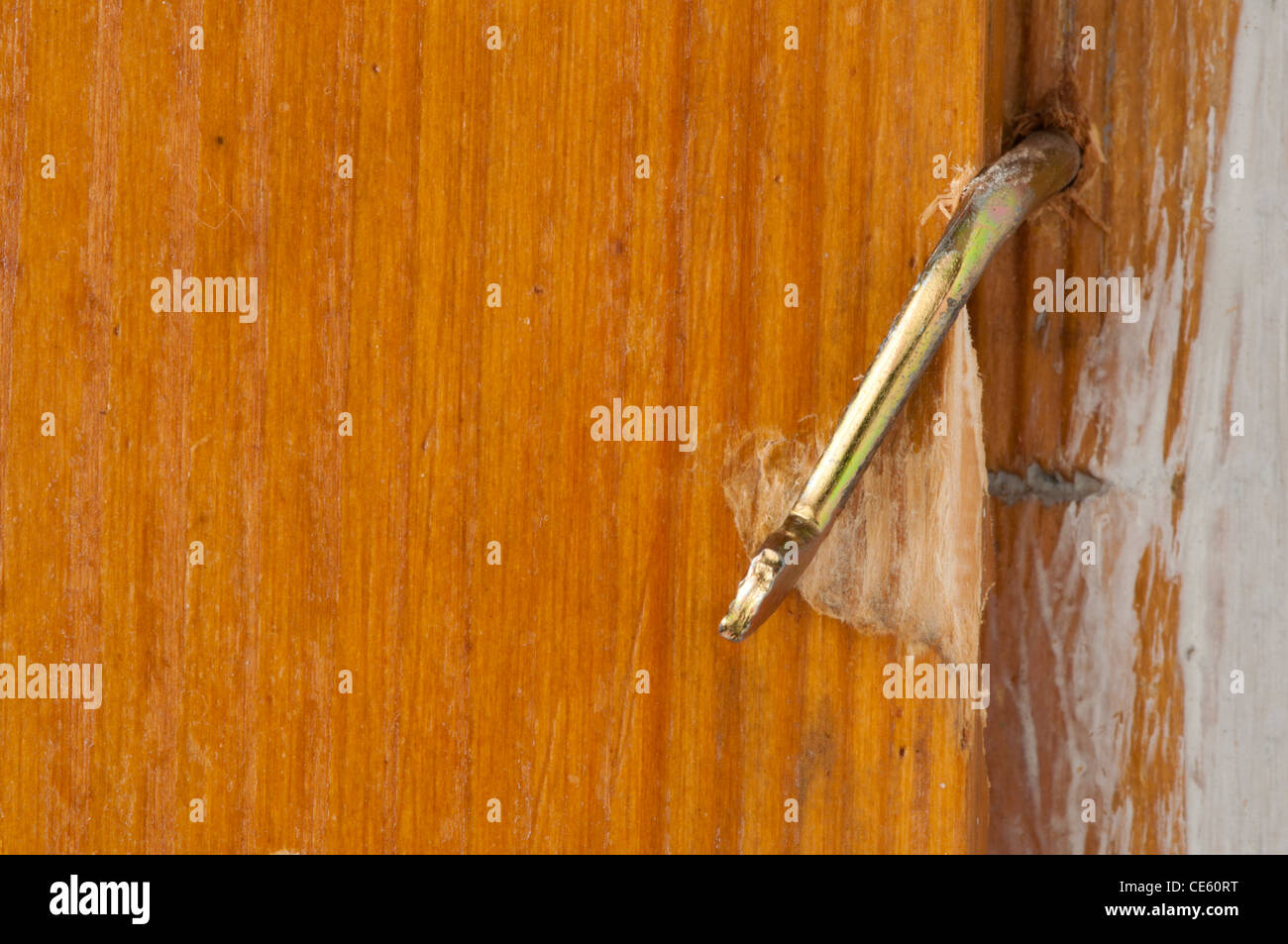 Door lock close up. Horizontal image Stock Photo Alamy