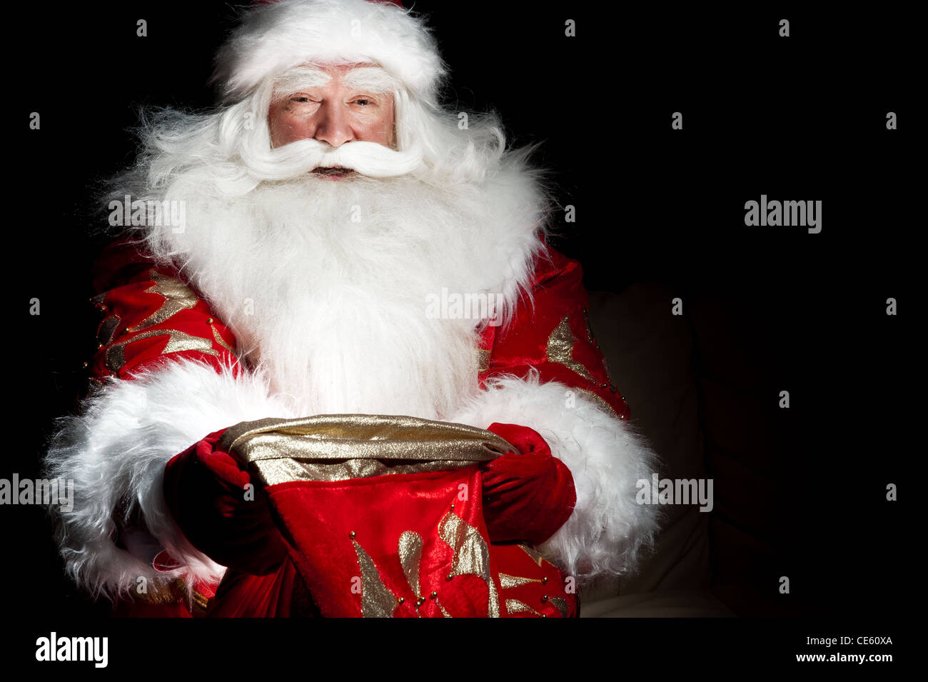 Santa beard and sack hi-res stock photography and images - Alamy