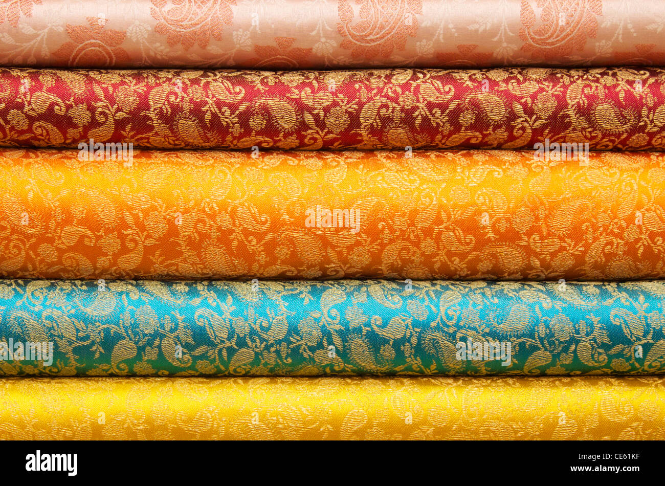 Sari pattern hi-res stock photography and images - Alamy