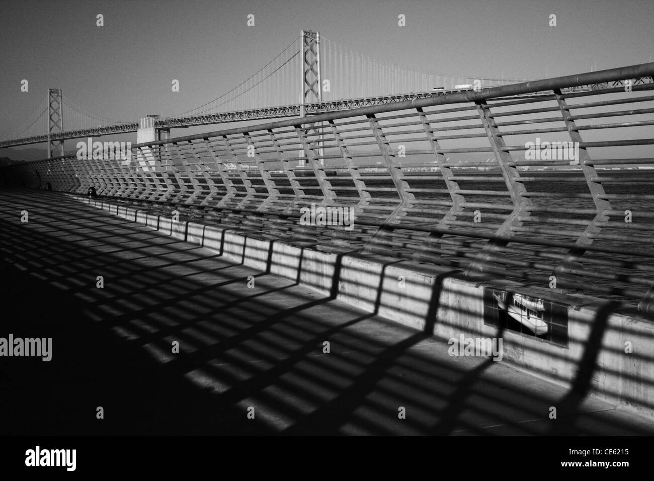 Bay bridge pier Stock Photo Alamy