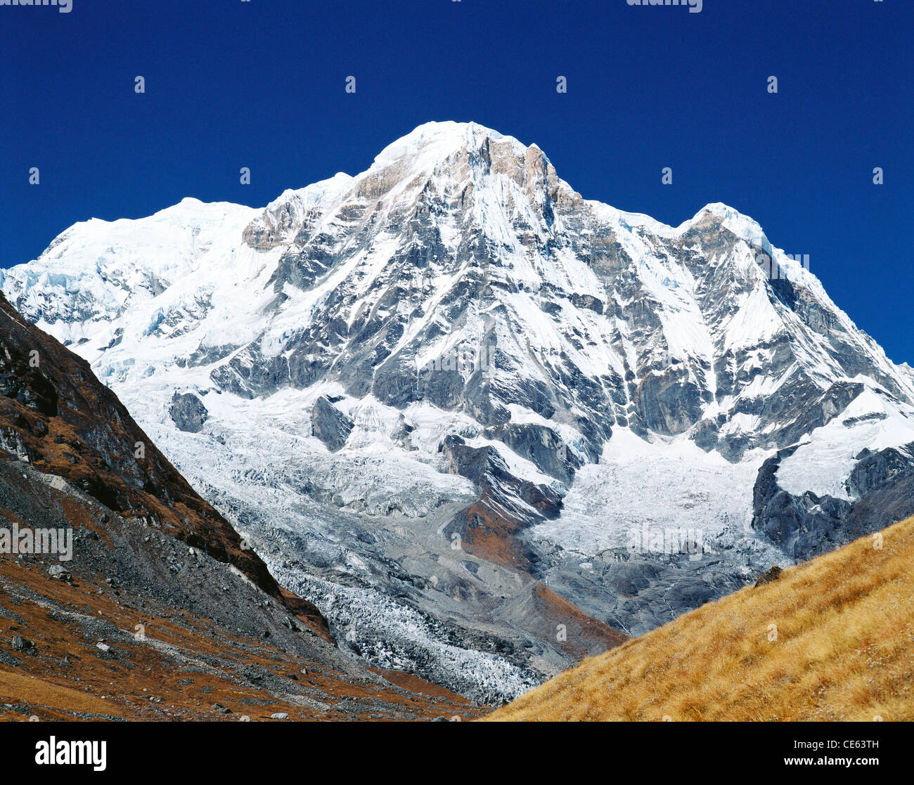 Mount annapurna summit hi-res stock photography and images - Alamy