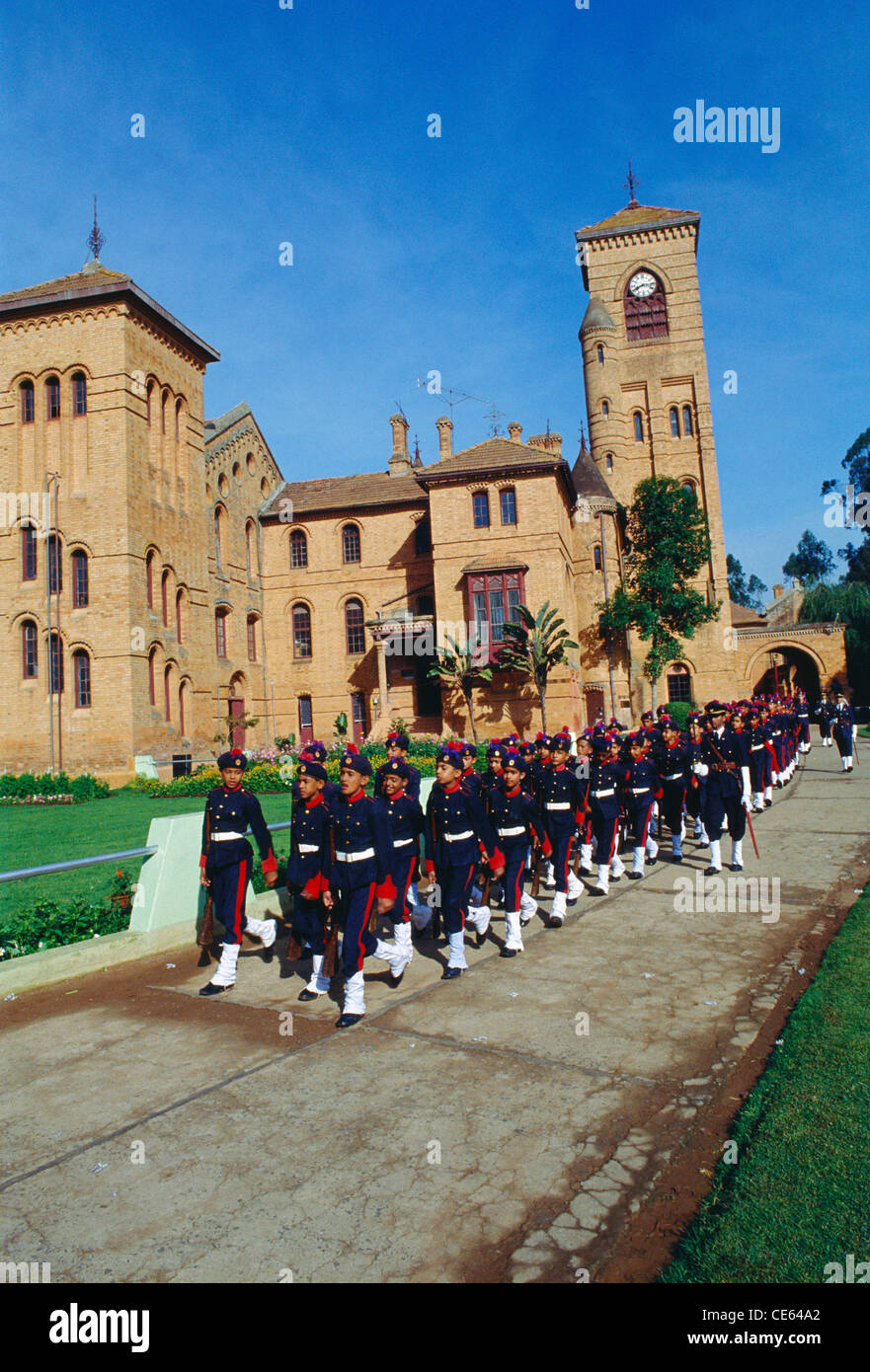Parade In Lawrence School At Lovedale Ooty Tamil Nadu India Stock Photo