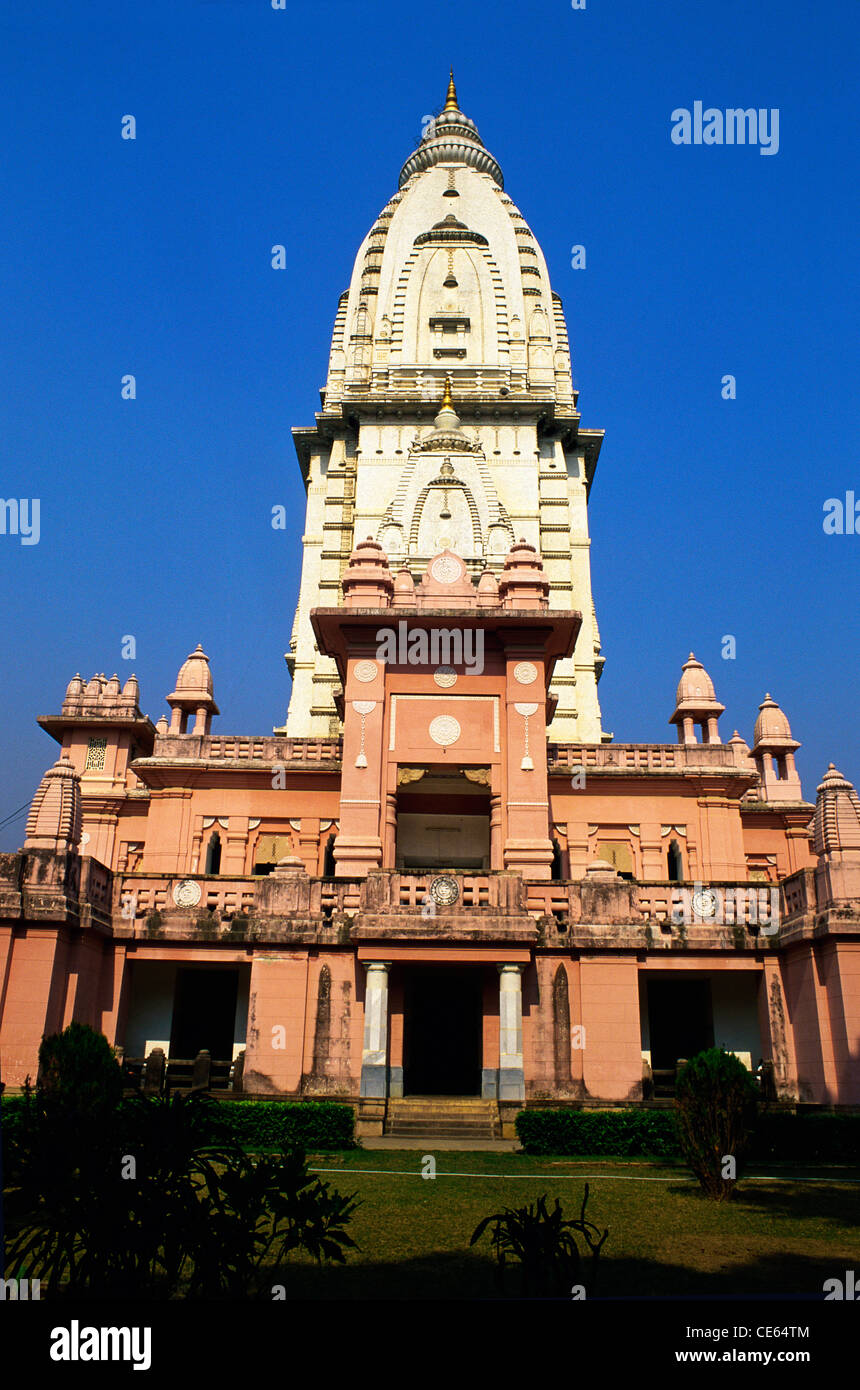 New Vishwanath temple ; Banaras Hindu University ; Birla Mandir ; Varanasi ; Uttar Pradesh ; India ; asia Stock Photo