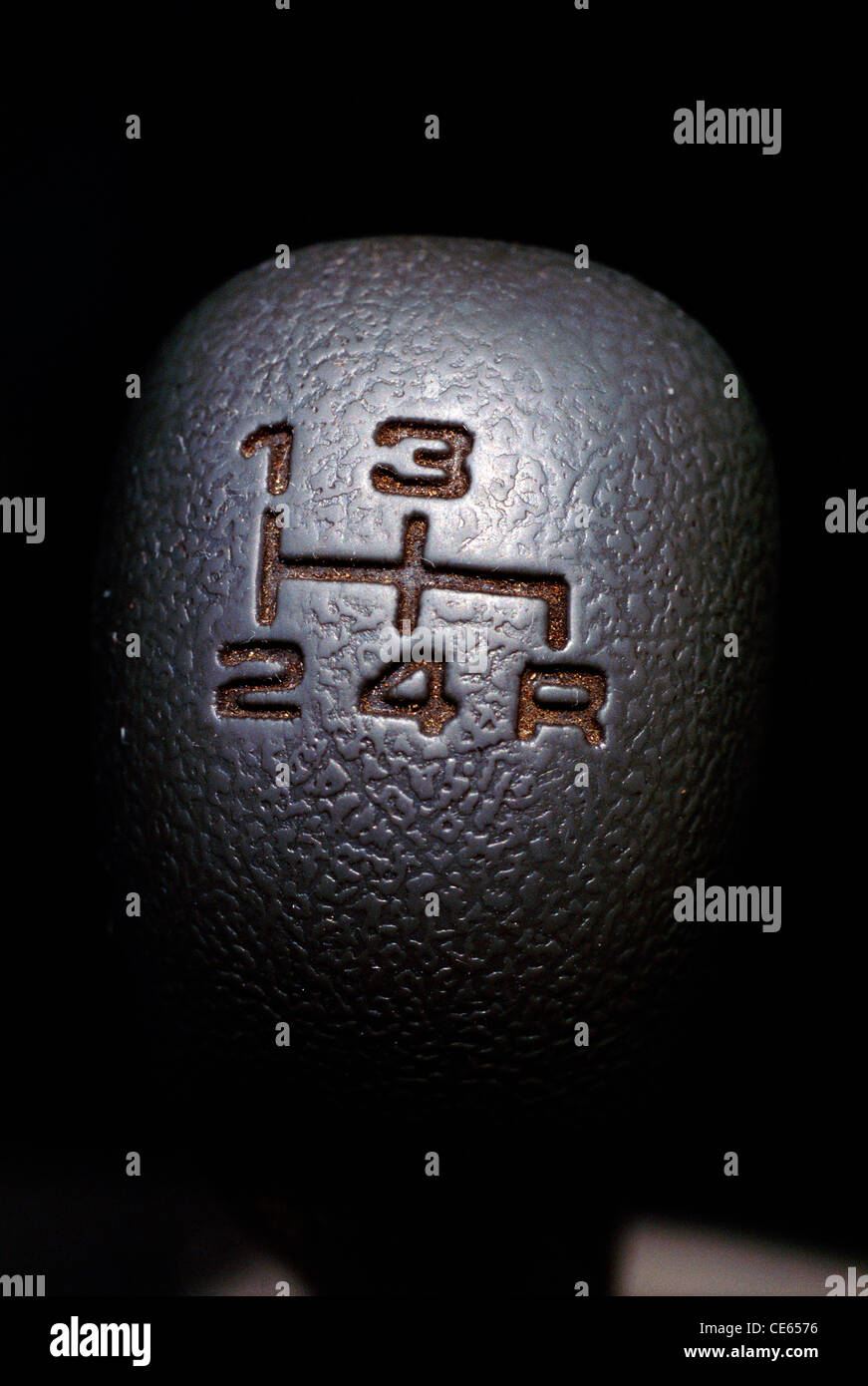 Car gear knob ; car gear handle Stock Photo Alamy