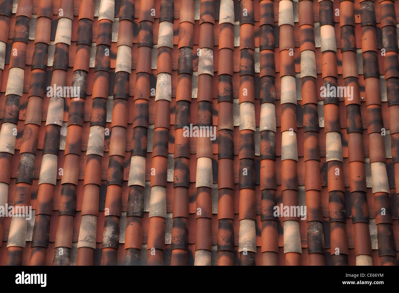 mediterranean roof Stock Photo