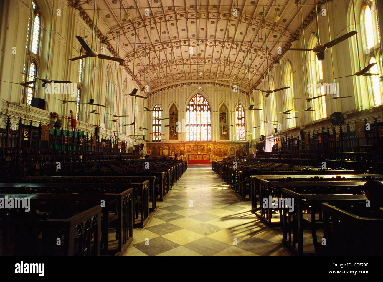 Interior Of St Paul S Cathedral Calcutta West Bengal