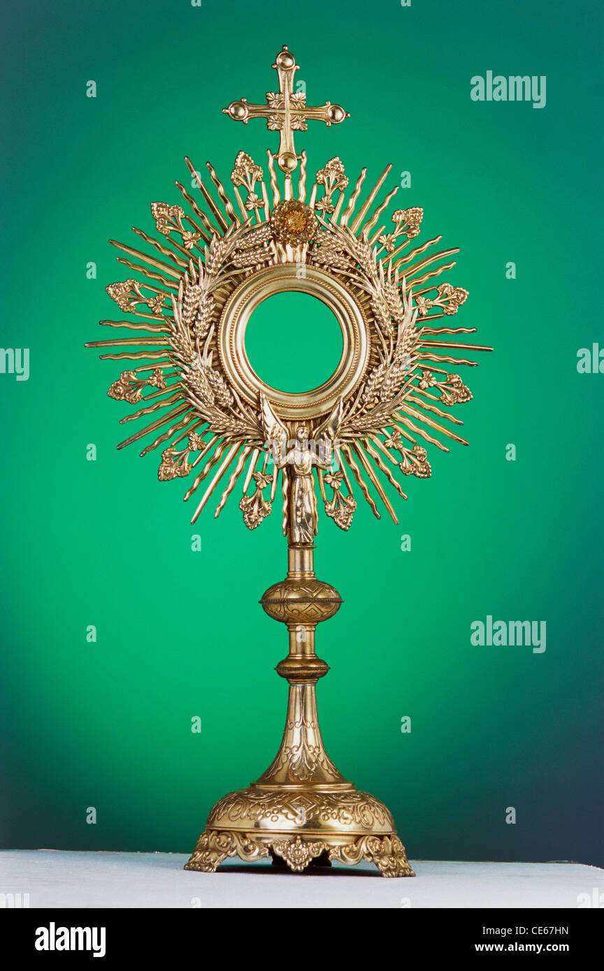 Monstrance In Church Of St Alex Museum Ostensorium St Alex Stock Photo Alamy