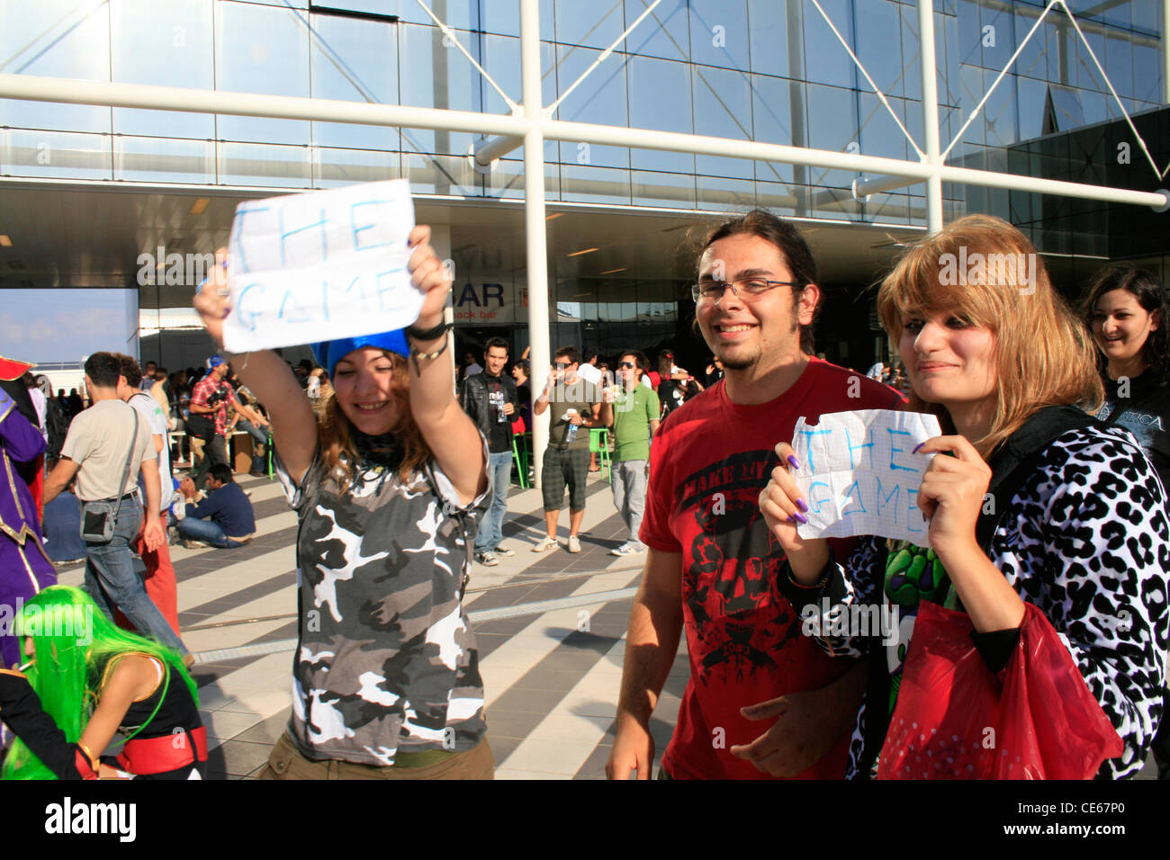 Cos Rom Teenagers Dressed Cartoon Characters High Resolution Stock Photography ...