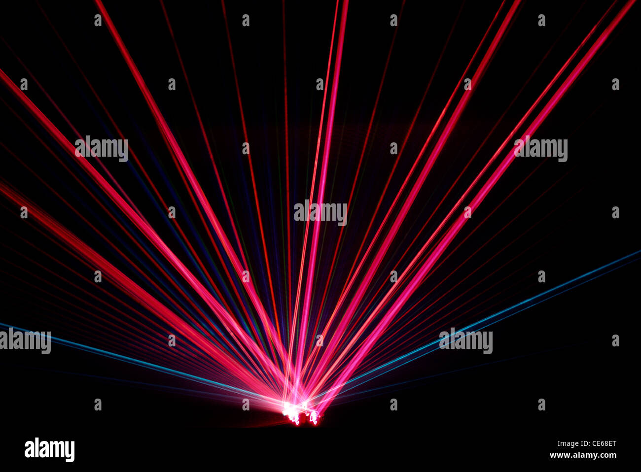 Laser light ; international conclave ; Jaipur ; Rajasthan ; India ; Asia Stock Photo