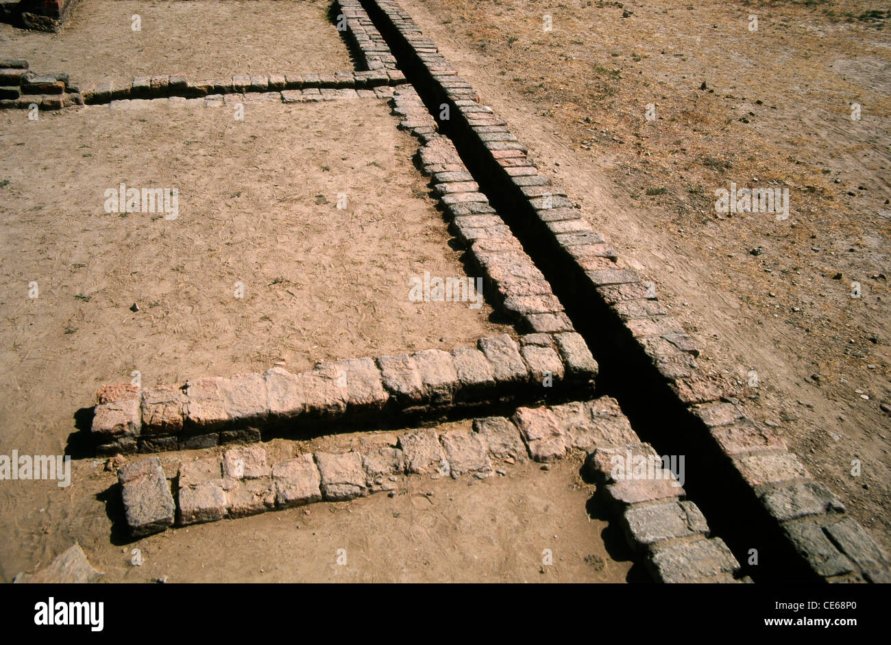 Indus Harappa Civilization ; Indus Valley Civilization ; Lothal ; Saragwala ; Gujarat ; India ; Asia Stock Photo