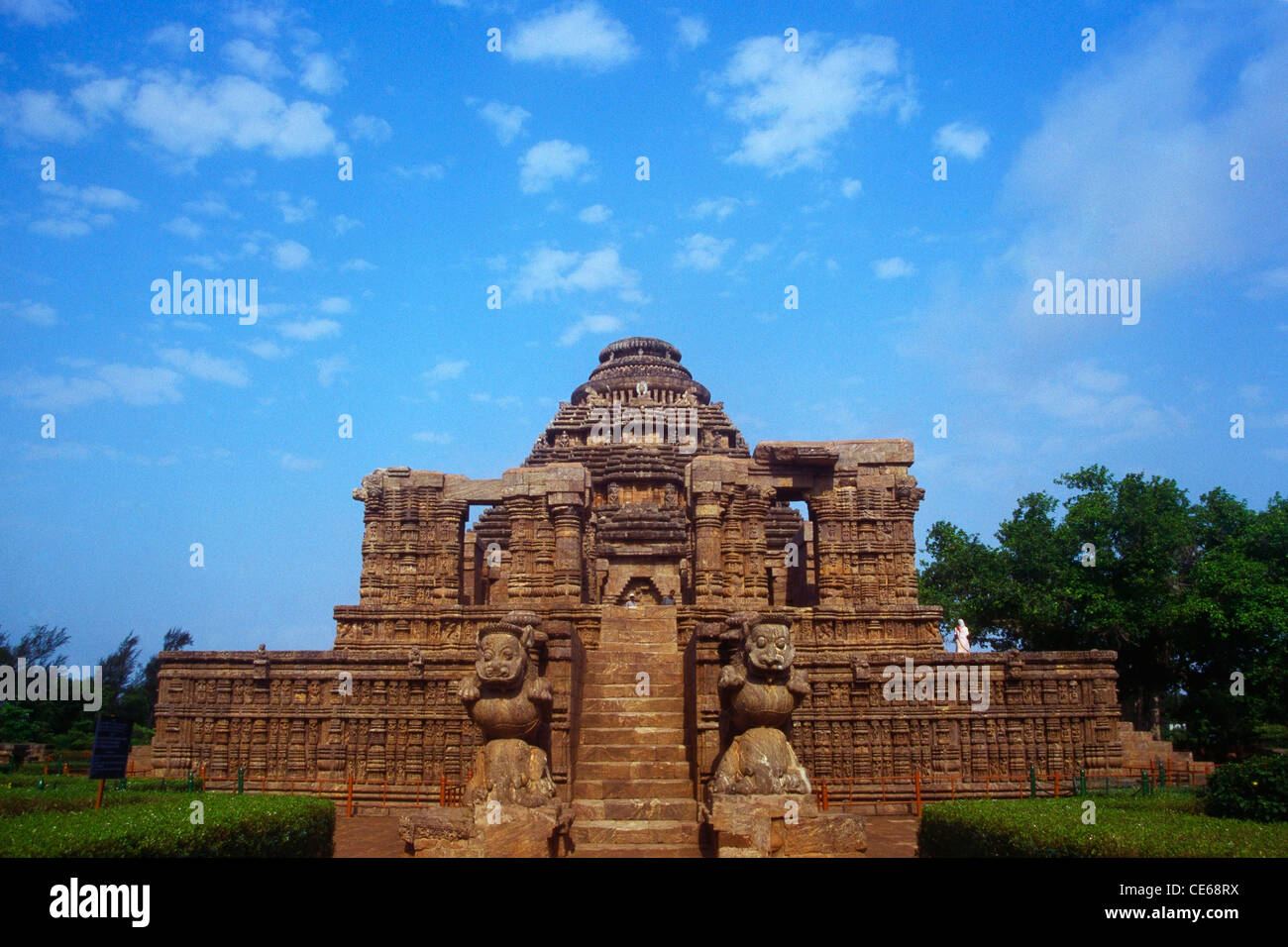 Sun temple ; Konarak ; World Heritage monument ; Konark ; Orissa ; Odisha ; India ; Asia Stock Photo