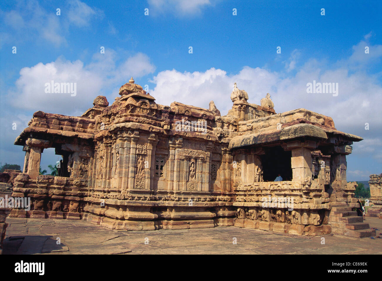 Virupaksha Temple ; Virupaksh temple ; Pattadakal ; Pattadakallu ;  Raktapura ; Dist Bagalkot ; Karnataka ; India ; Asia Stock Photo