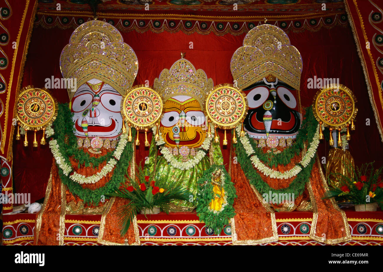 Lord Jagannath ; sister Subhadra ; brother Balabhadra Balaram ; Puri