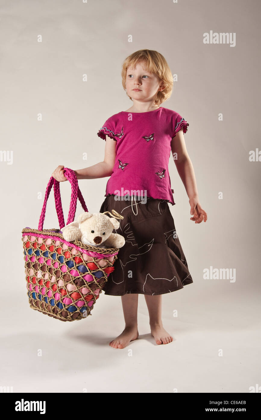 Child girl teddy children hi-res stock photography and images - Alamy
