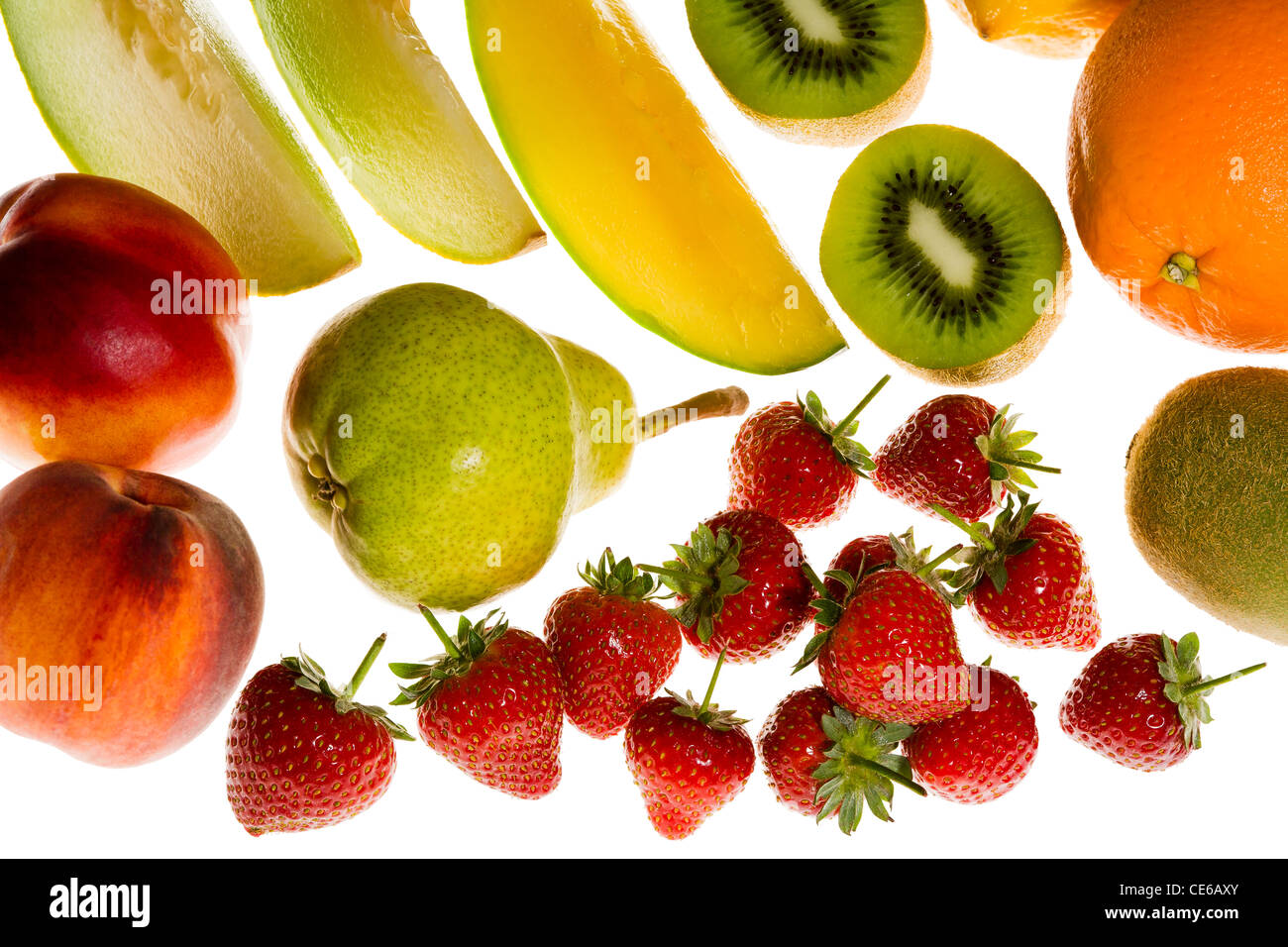 Different types of fruit Stock Photo - Alamy