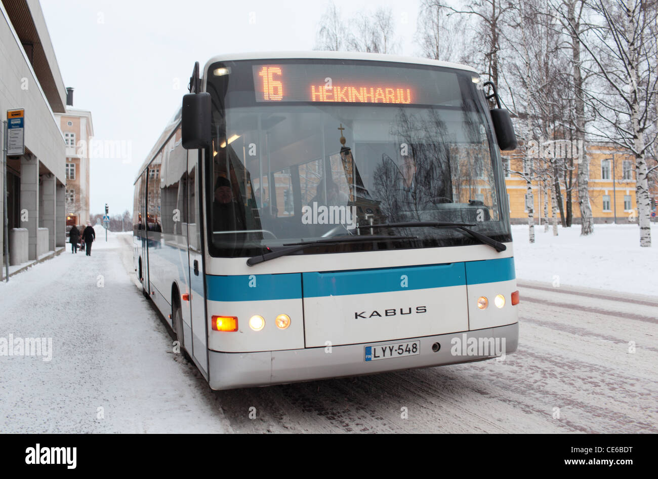 Public bus in Oulu, Finland Stock Photo Alamy Public bus in Oulu, Finland Stock Photo Alamy