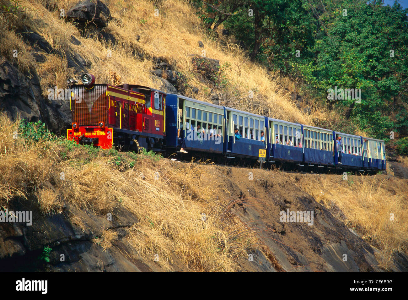 Toy train ; Matheran ; Maharashtra ; India Stock Photo Alamy
