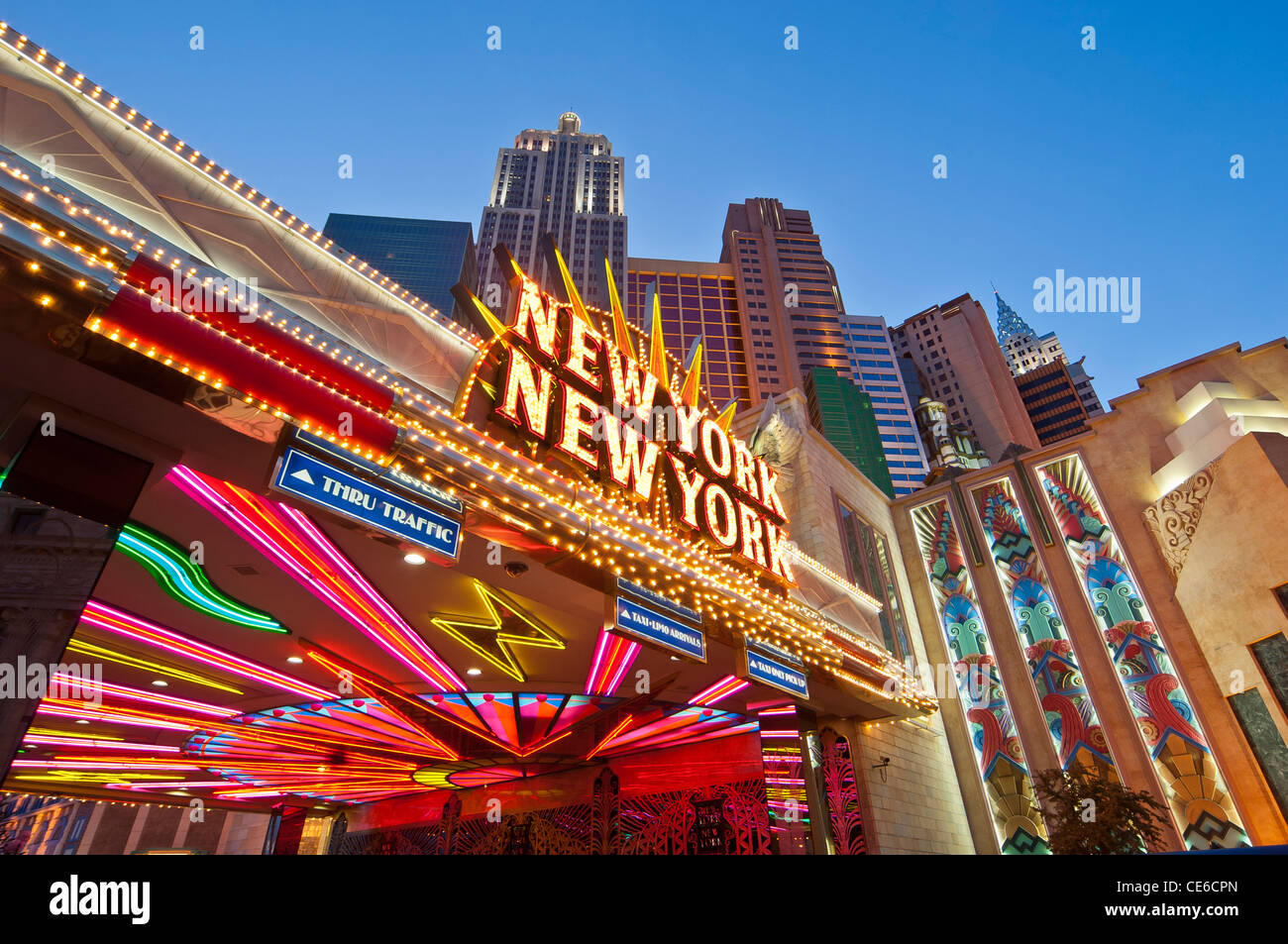 new york, new york, hotel, las vegas, nevada, usa Stock Photo - Alamy