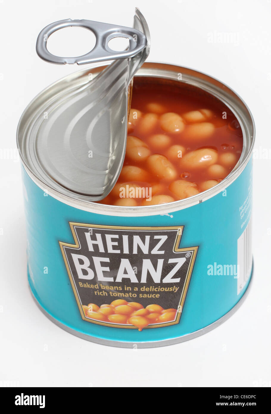 Heinz Baked Beans in tomato sauce. Stock Photo