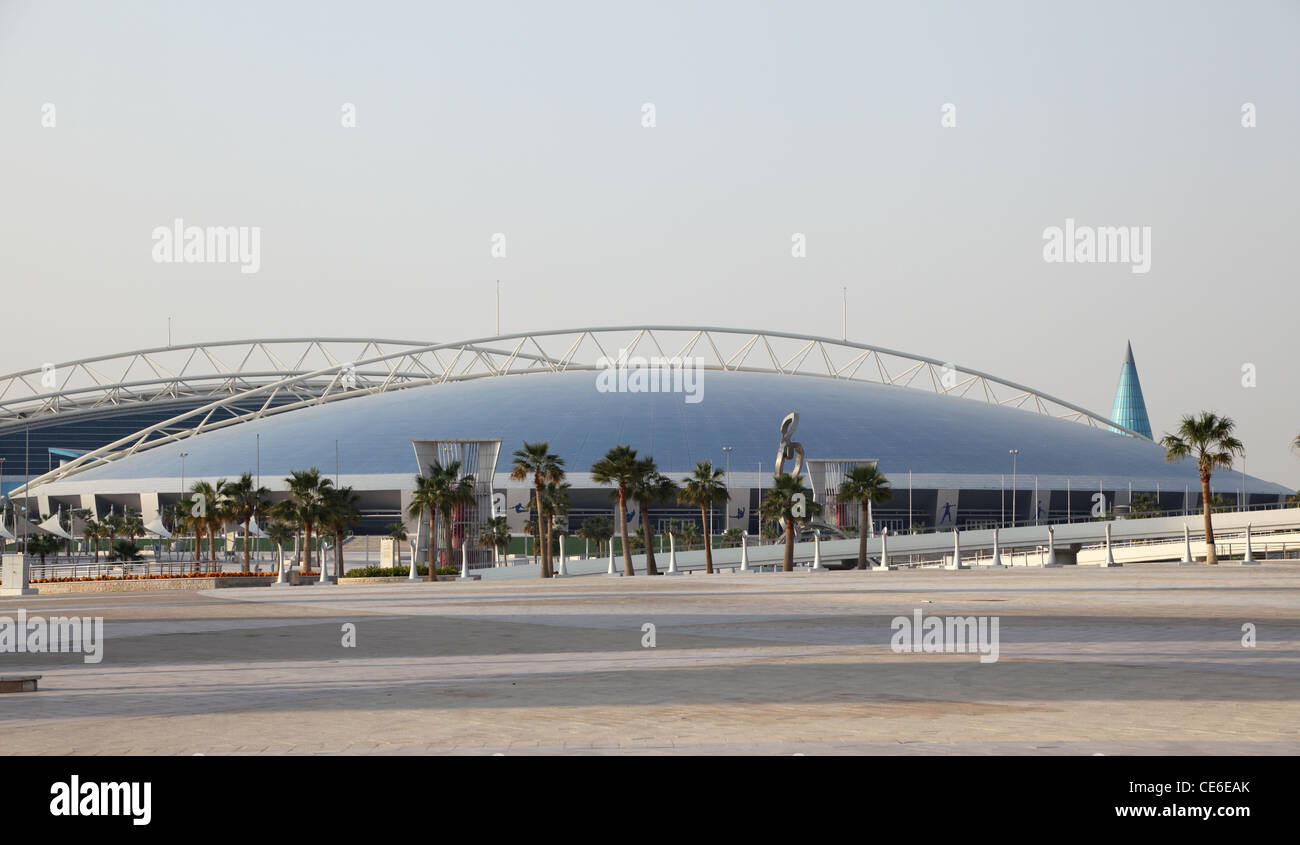 The Aspire Dome and Academy for Sports in Doha, Qatar. Stock Photo