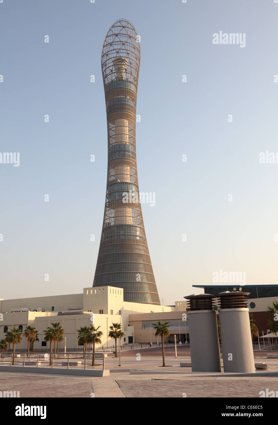 The Aspire tower in Doha Sports City Complex, Qatar Stock Photo
