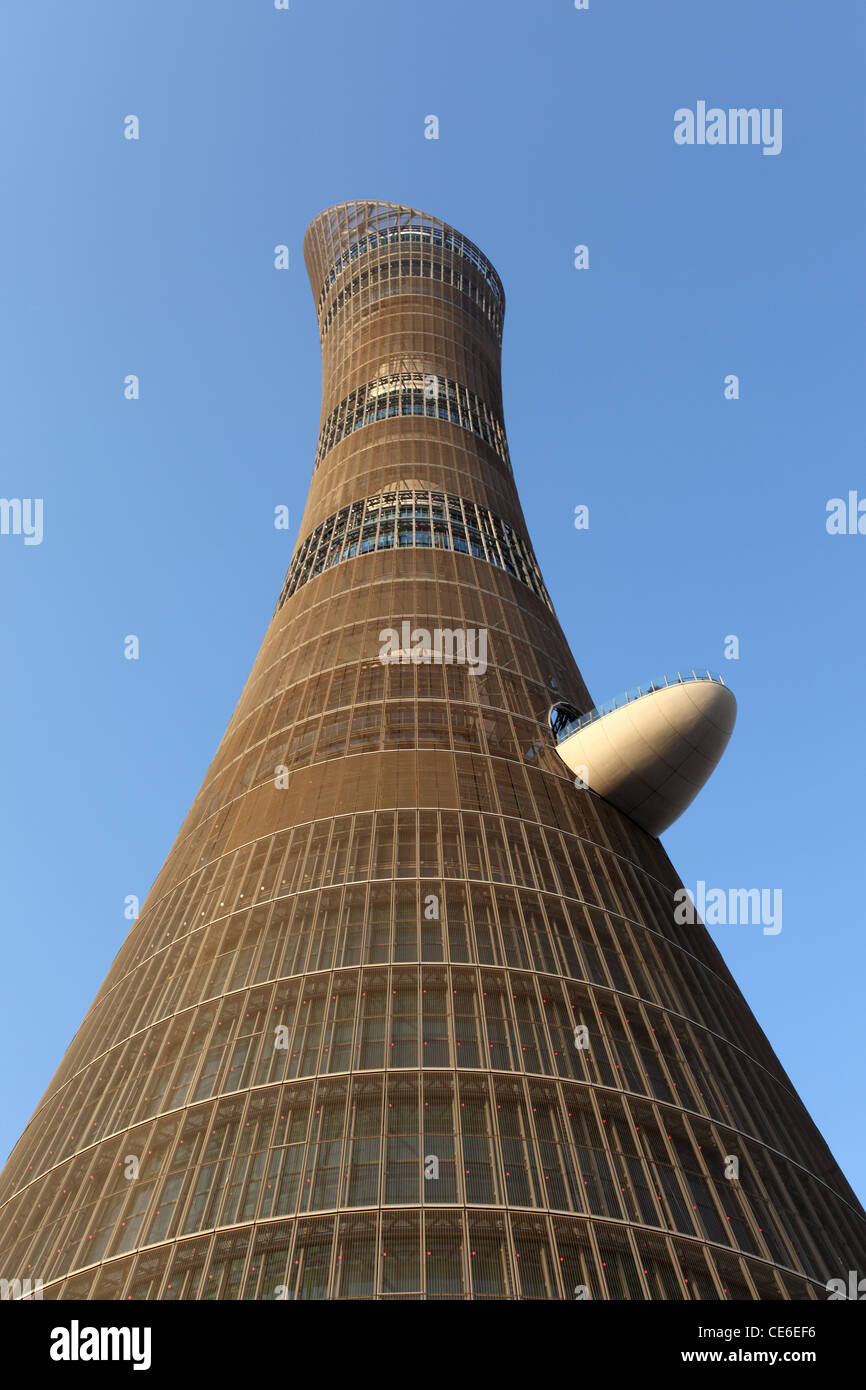 The Aspire tower in Doha Sports City Complex, Qatar. Stock Photo