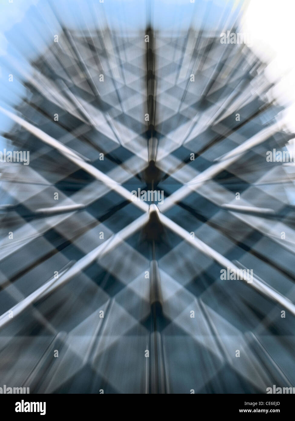 zoomed view of a London building Stock Photo