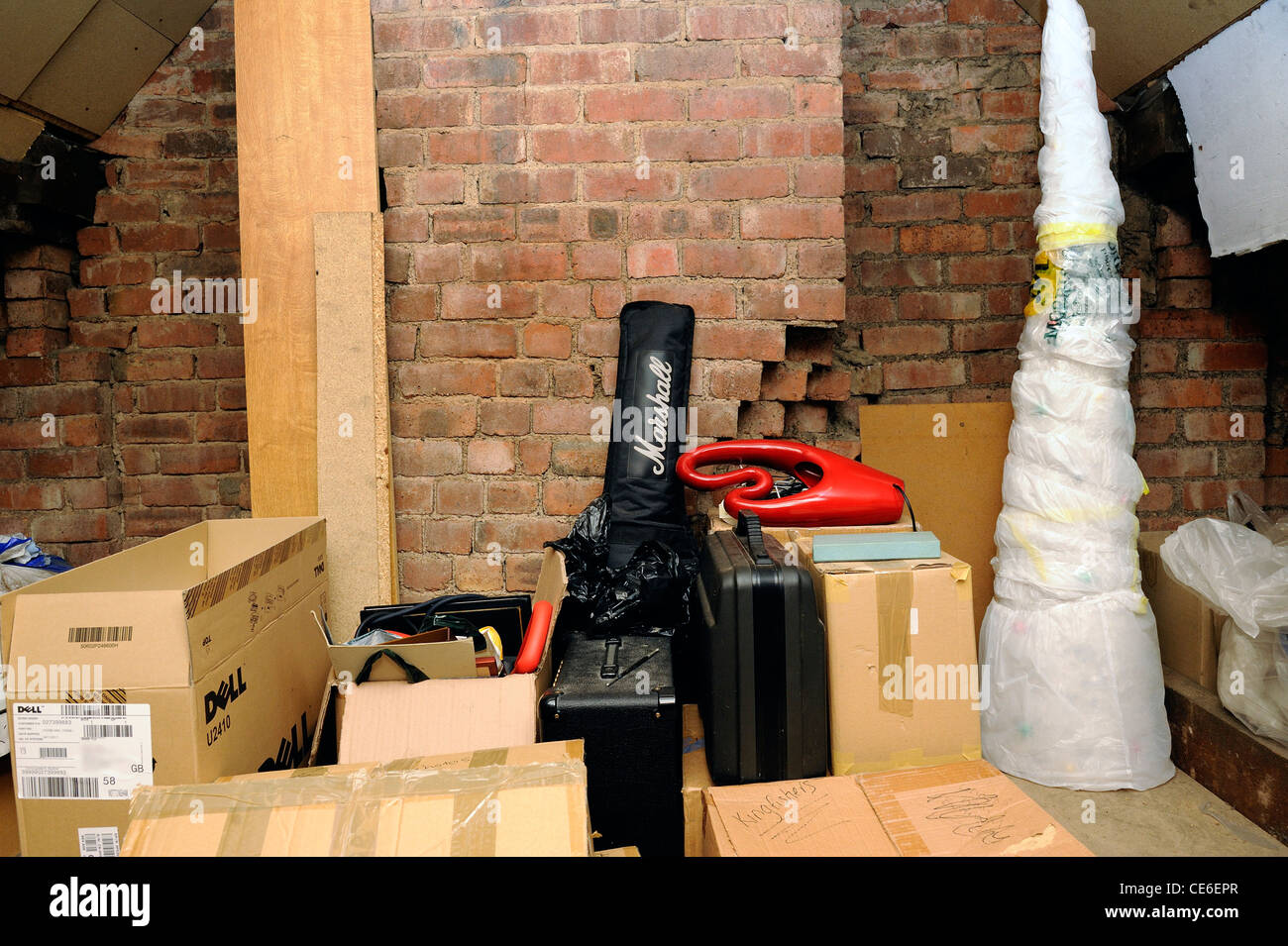 attic loft in uk house england Stock Photo Alamy