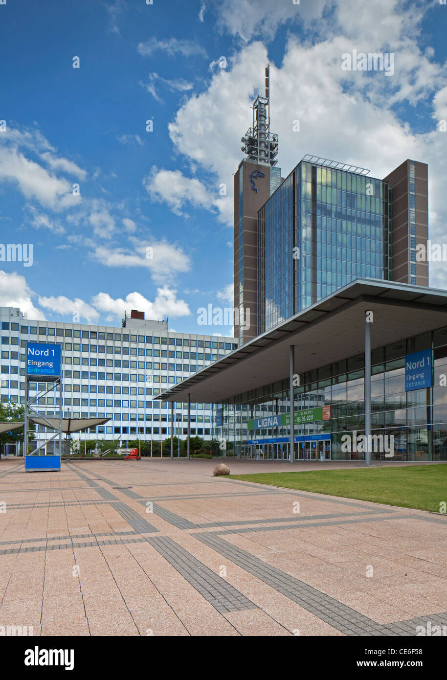 The Hannover Messe, world's biggest industrial fair, Lower Saxony, Germany Stock Photo