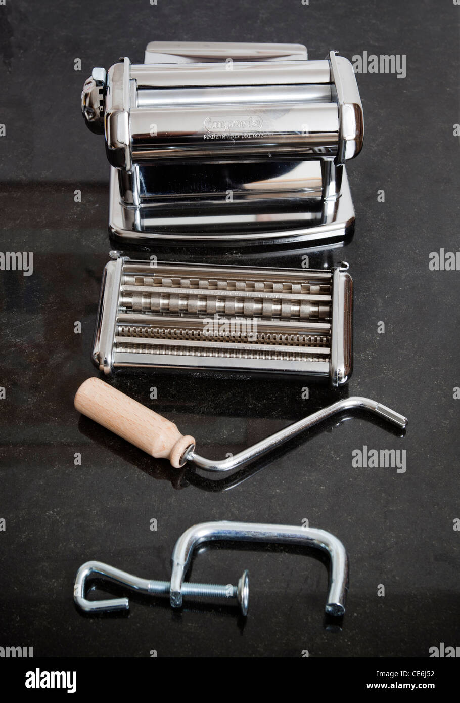 Imperia Pasta Making Machine Stock Photo Alamy