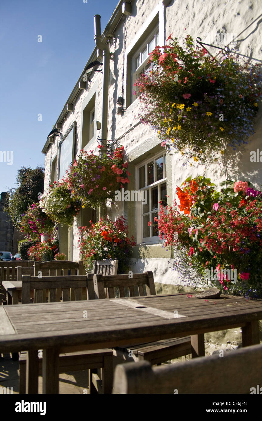 A picture of the Fountaine Inn Pub Restaurant in Linton West Yorkshire England UK Stock Photo