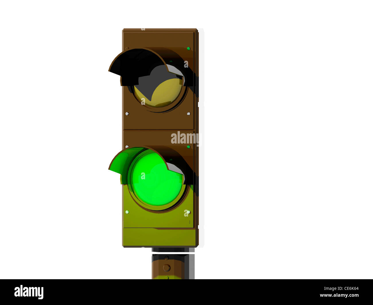Green Traffic Lights Stock Photo Alamy