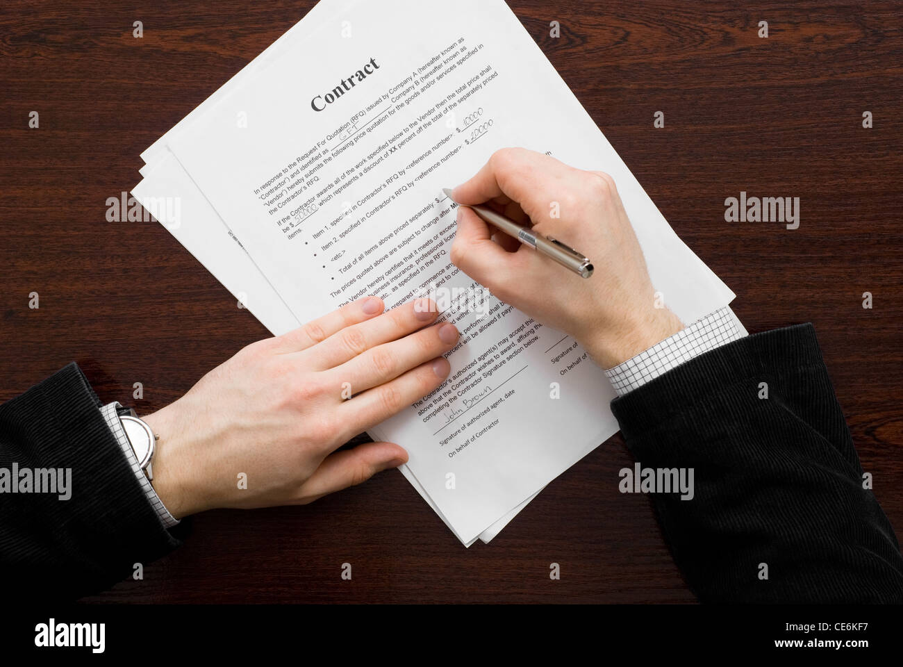 Business, work, accounting and all things related to it Stock Photo