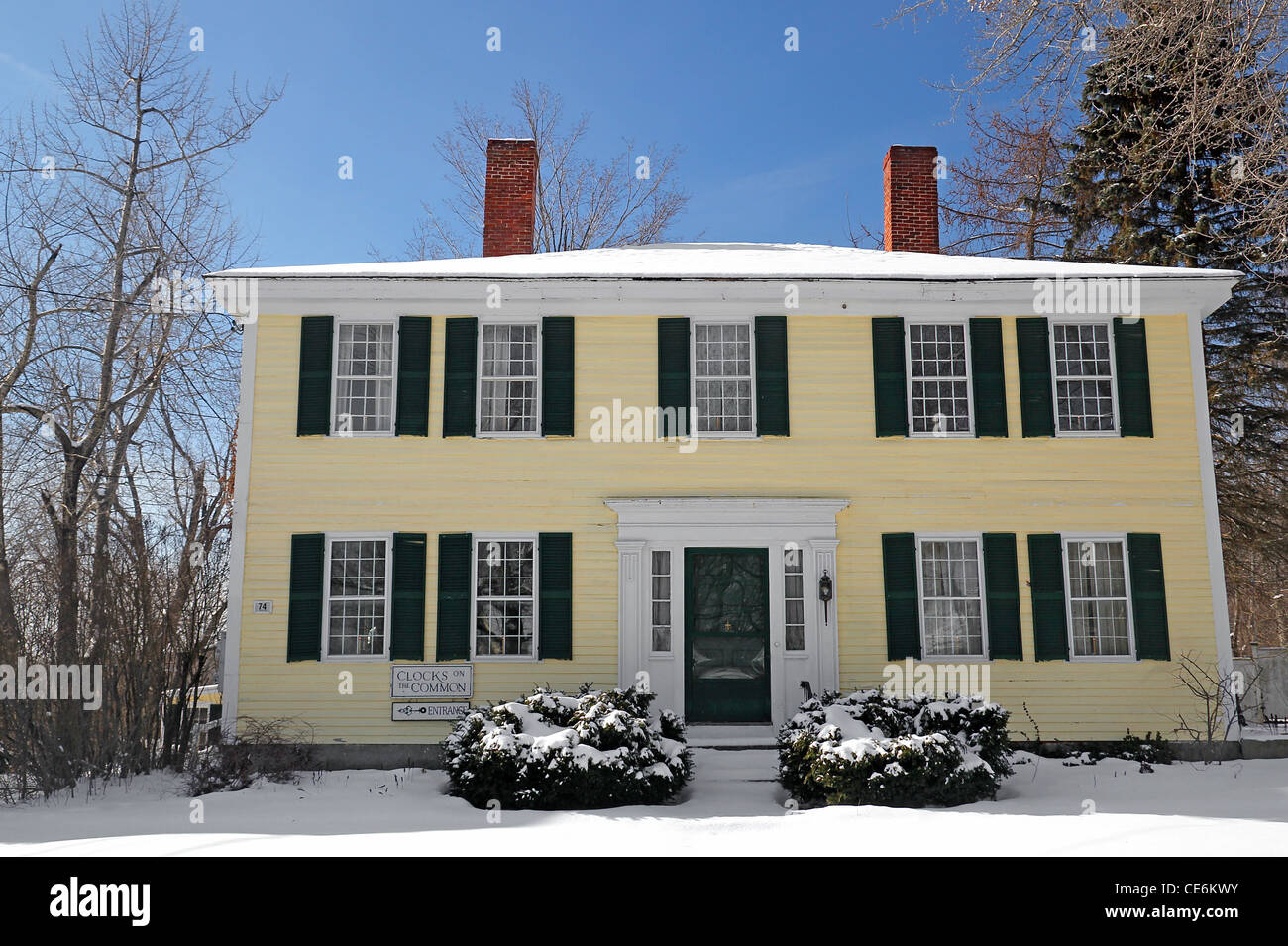 Clocks on the Common, an antique clock business in a historic New