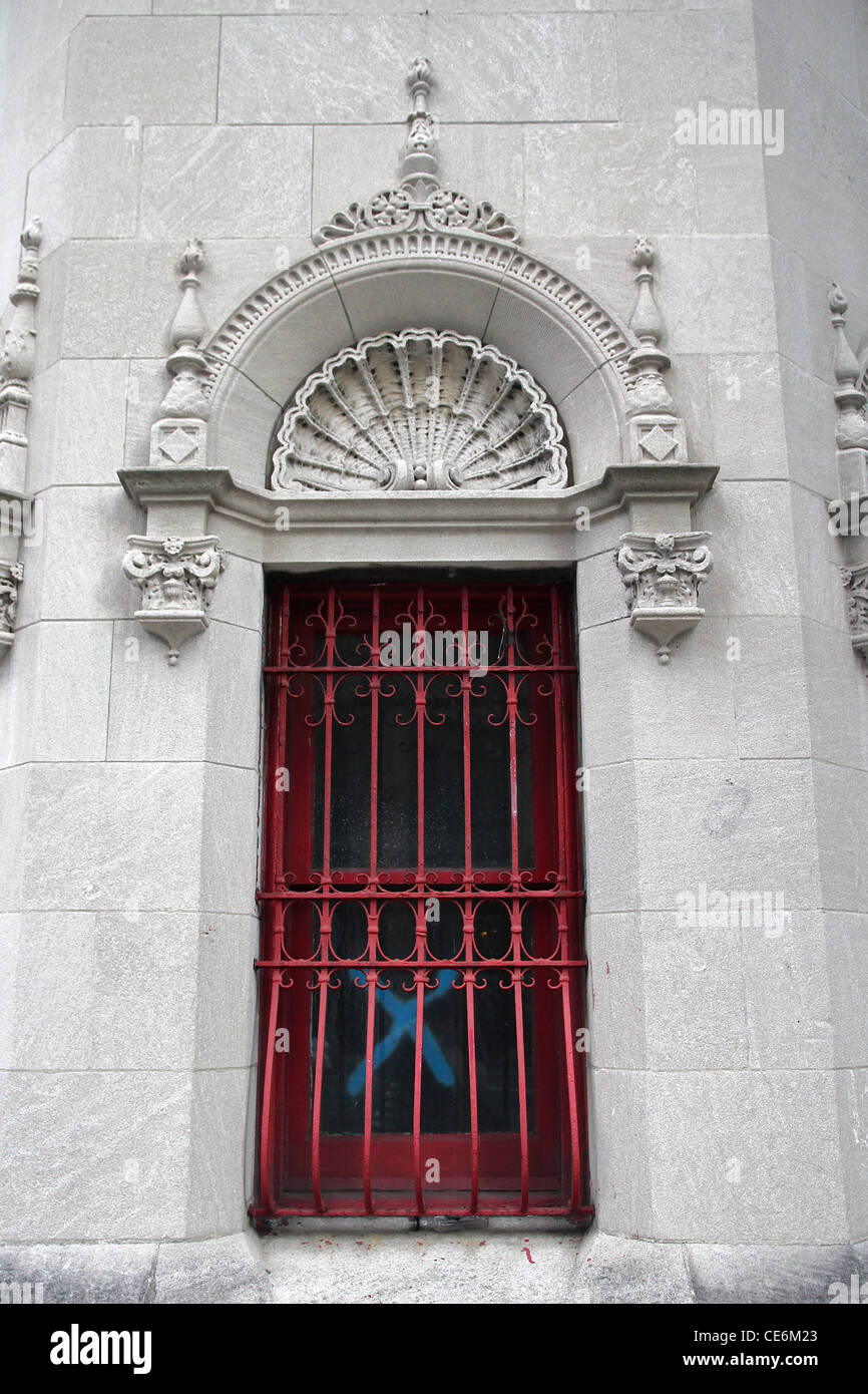 Detail of Engine Company 31 firehouse, Chinatown, Manhattan, New York City Stock Photo