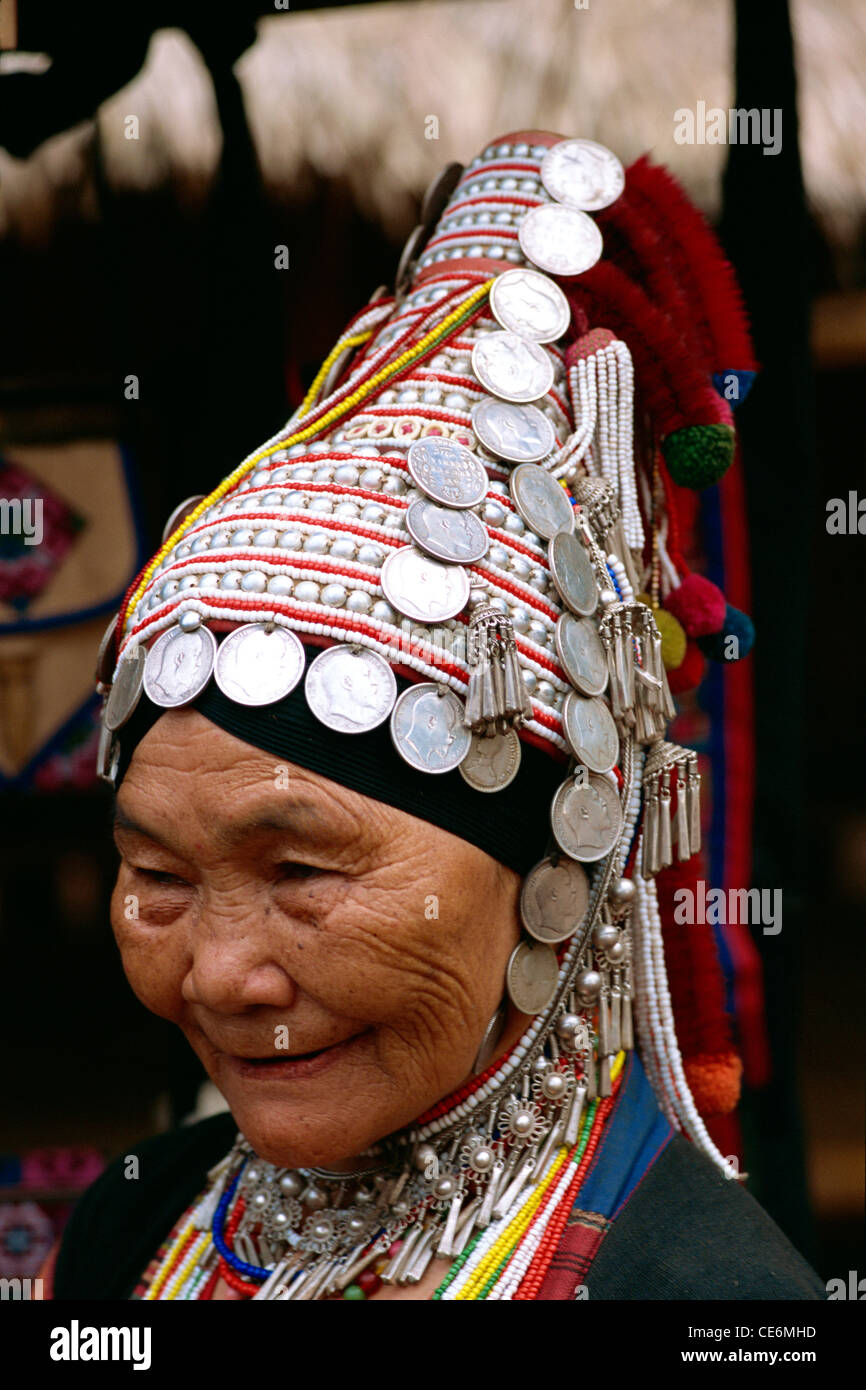 Thailand woman akha hilltribe hi-res stock photography and images - Alamy