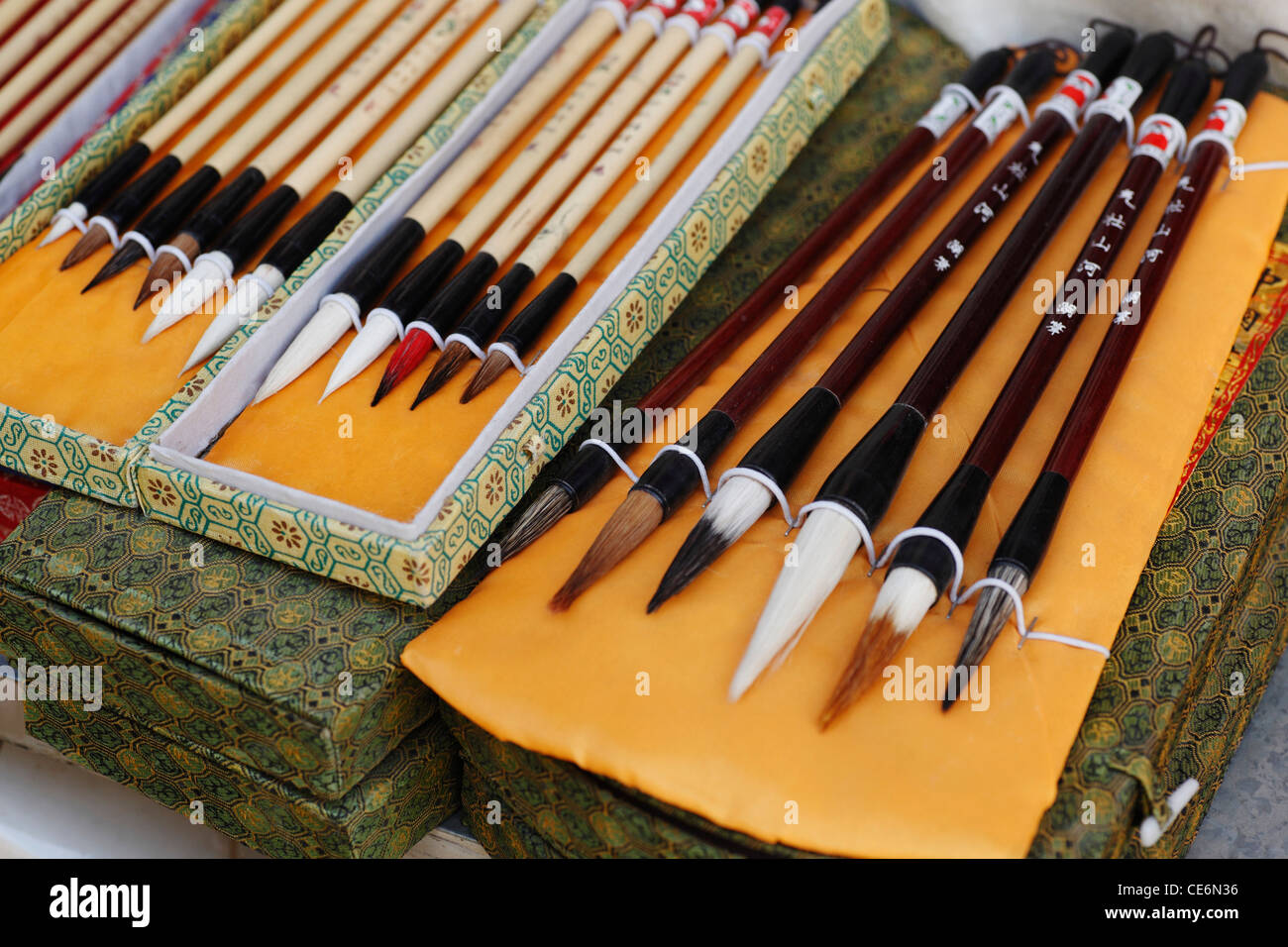 Vintage Chinese Calligraphy Set