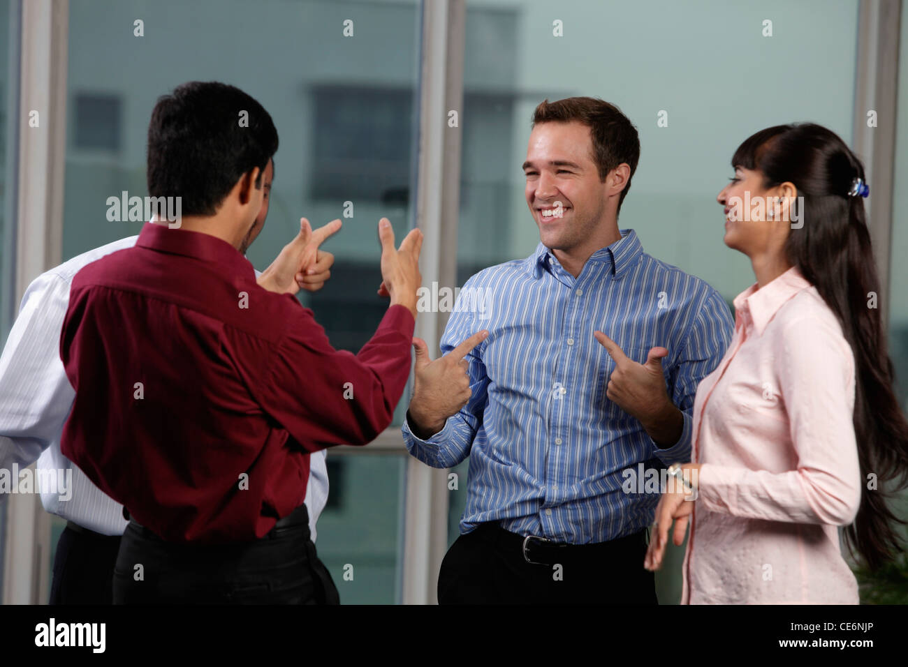 Group people laughing indian hi-res stock photography and images - Alamy