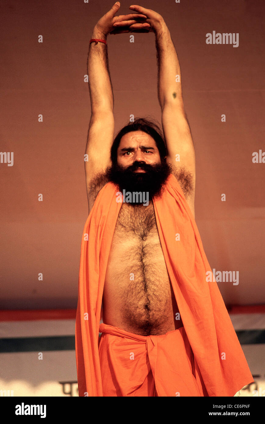 Indian yoga guru hi-res stock photography and images - Alamy