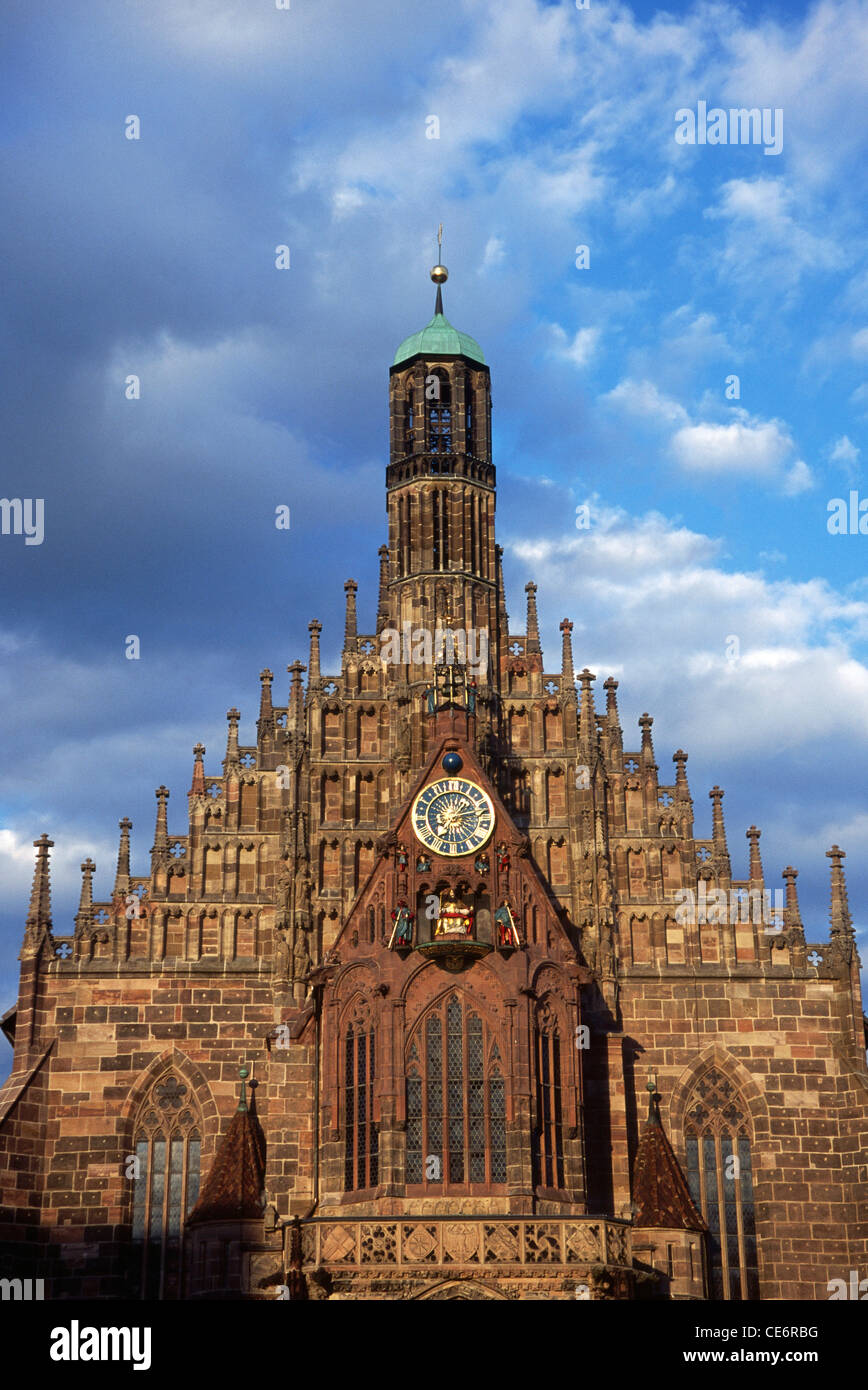 HMA 87710 : Our Lady's church ; Nuremberg ; Germany Europe Stock Photo