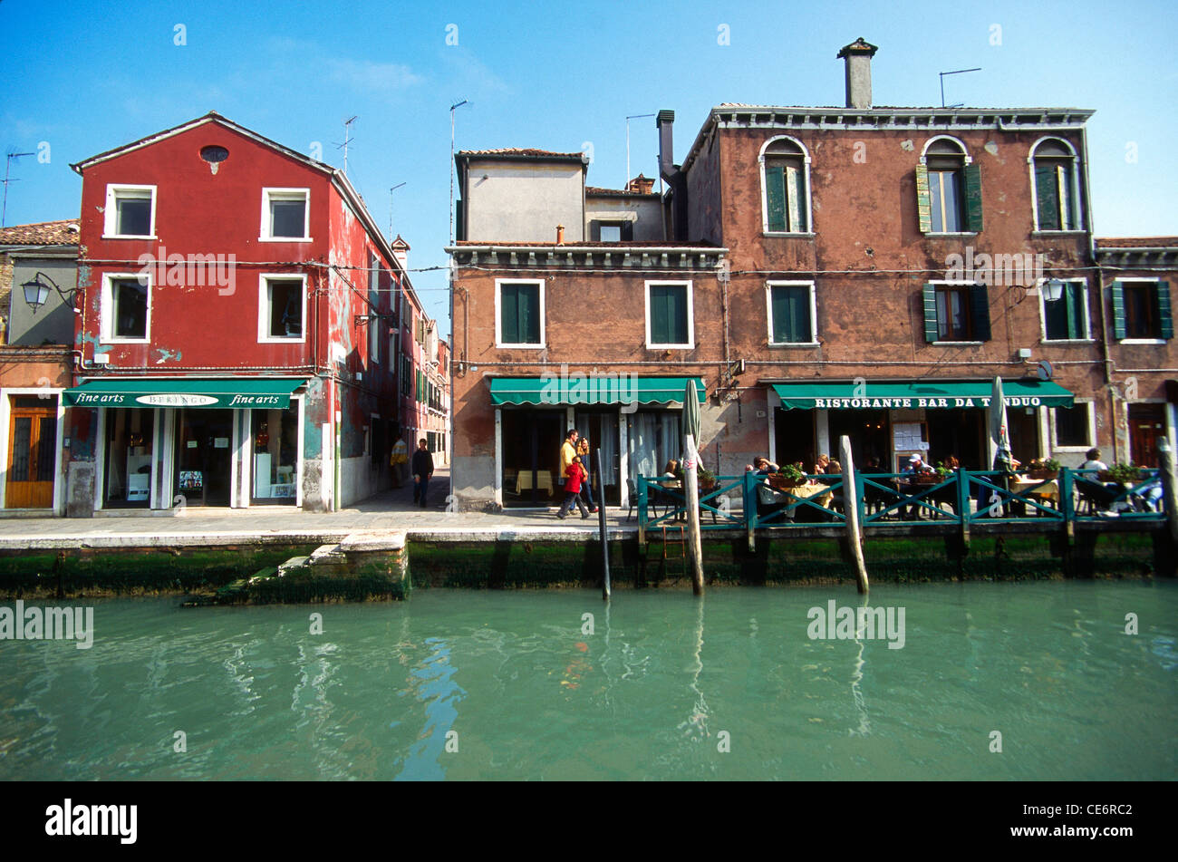 Fine Arts ; Ristorante Bar Da Tanduo ; Morano ; Venice ; Italy ; Europe Stock Photo