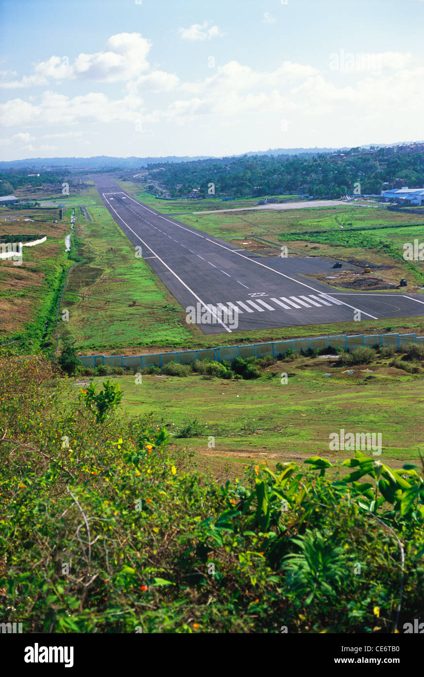 MAA 87974 runway markings port blair airport andaman and nicobar island india Stock Photo Alamy