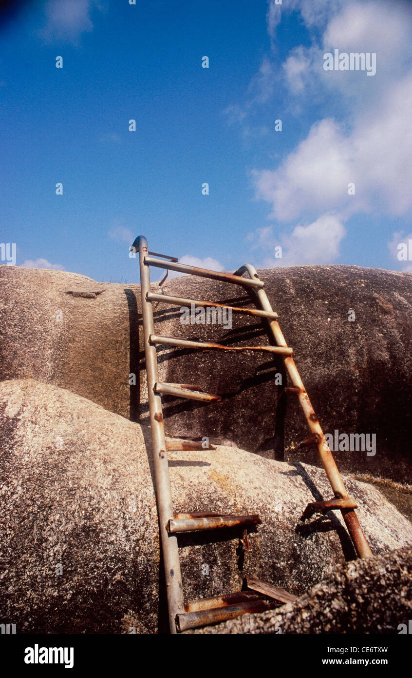 broken rusted iron ladder ; koh samui beach ; Bangkok ; Thailand ; asia  Stock Photo - Alamy